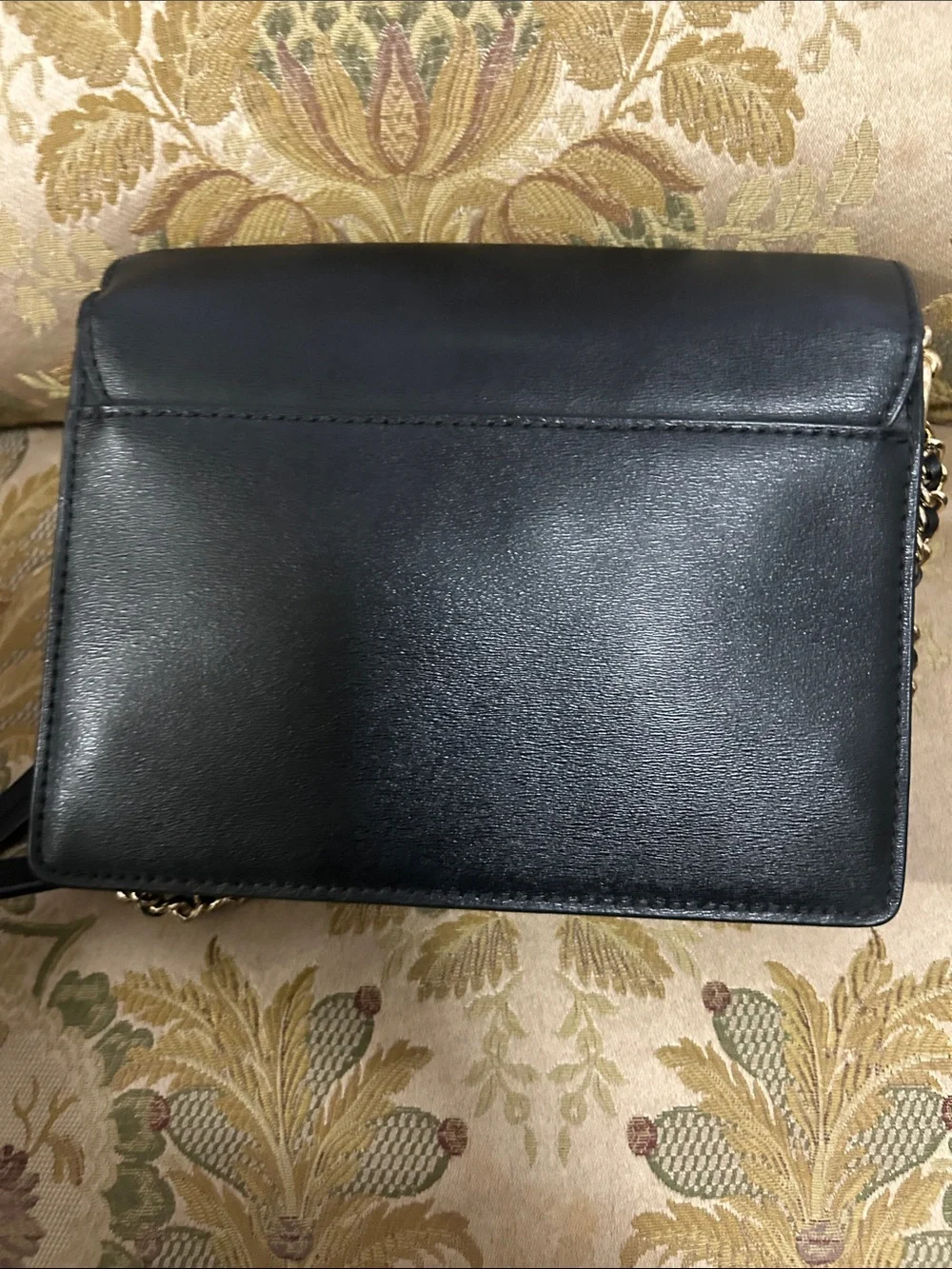 Tory Burch Black Leather Chain Shoulder Crossbody